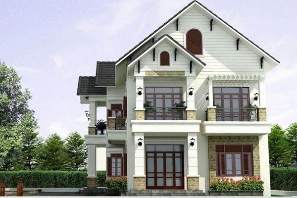 sơn nhà mặt tiền đẹp