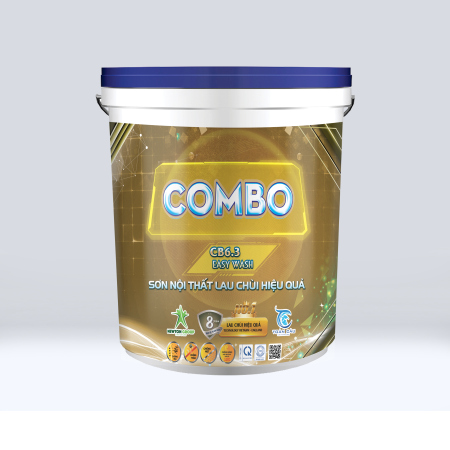 CB6.3-COMBO – EASY WASH : Sơn nội thất lau chùi hiệu quả