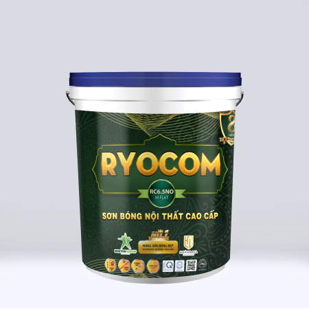 RC6.5NO-RYOCOM – IN FLAT : Sơn bóng nội thất cao cấp