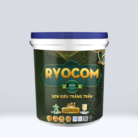RCST-RYOCOM-SUPER WHITE : Sơn siêu trắng trần