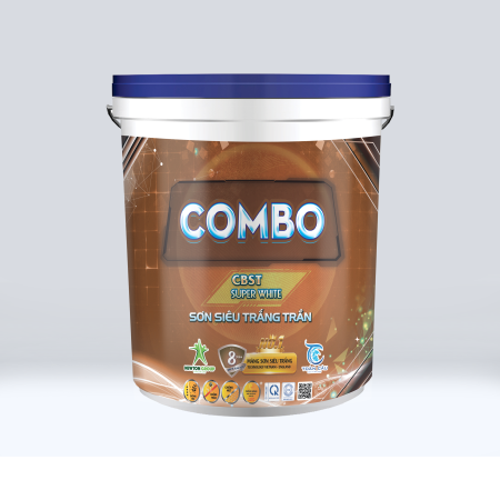 CBST-COMBO-SUPER WHITE: Sơn siêu trắng trần