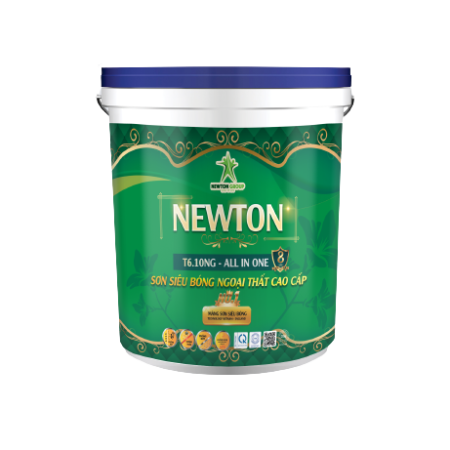 T6.10NG-ALL IN ONE - Sơn siêu bóng ngoại thất cao cấp nano-NEWTON
